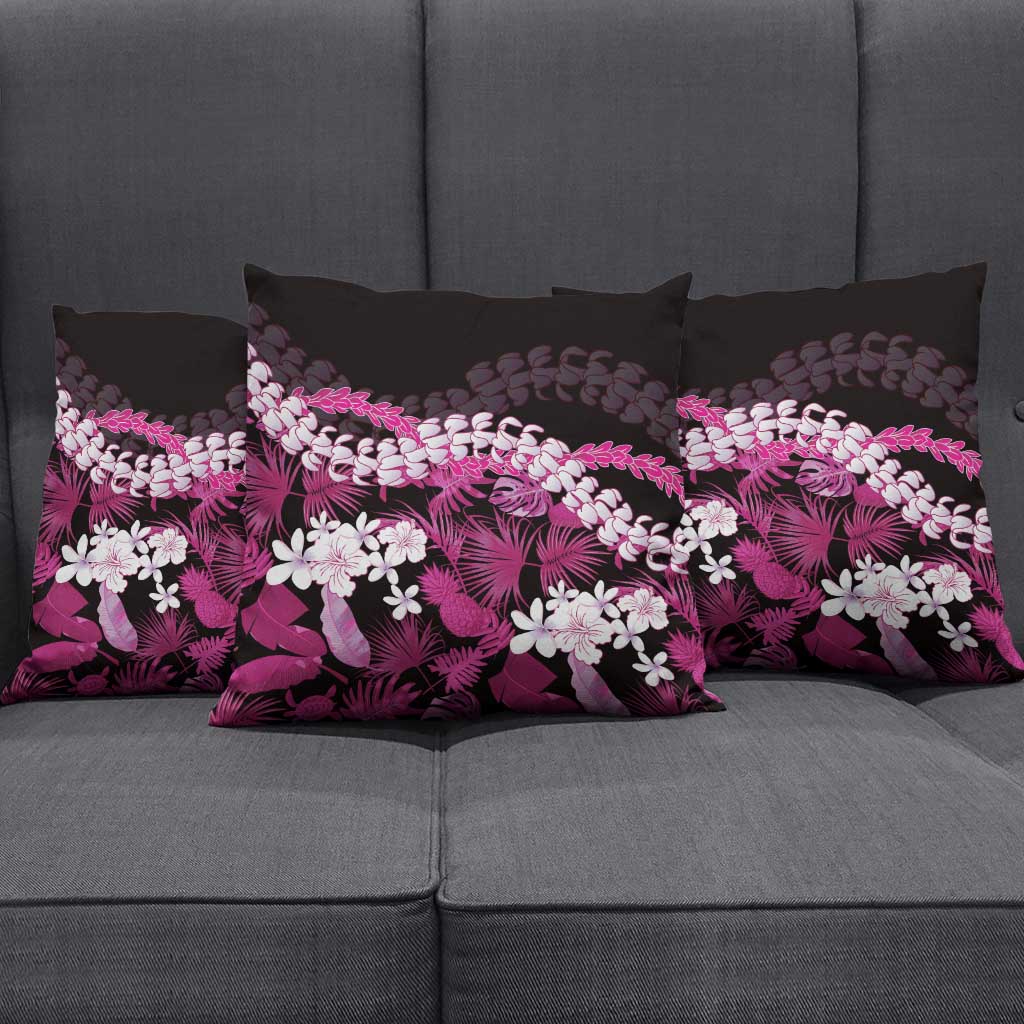 Akala Aloha Hawaii Lei Pillow Cover Tropical Flowers Elegant Vibe - Polynesian Pride