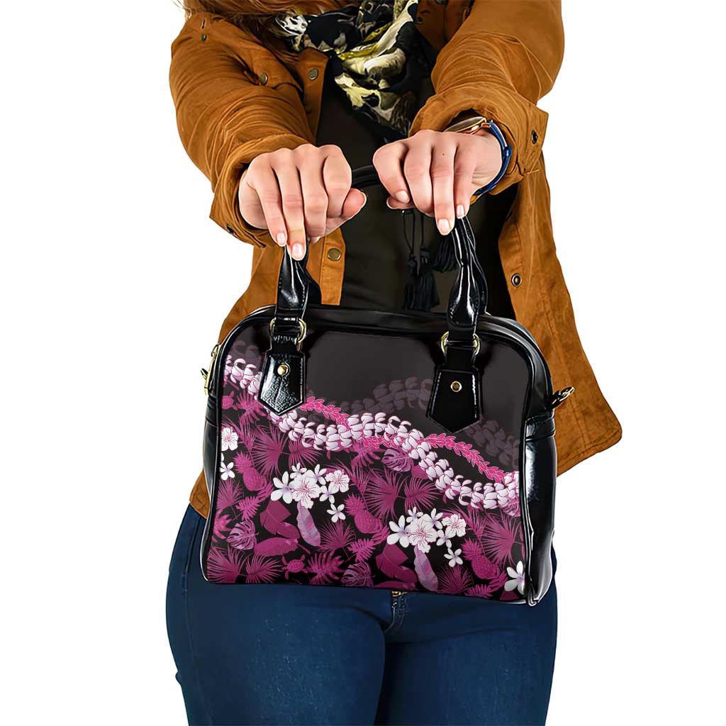 Akala Aloha Hawaii Lei Shoulder Handbag Tropical Flowers Elegant Vibe - Polynesian Pride
