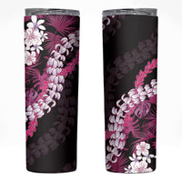 Akala Aloha Hawaii Lei Skinny Tumbler Tropical Flowers Elegant Vibe - Polynesian Pride