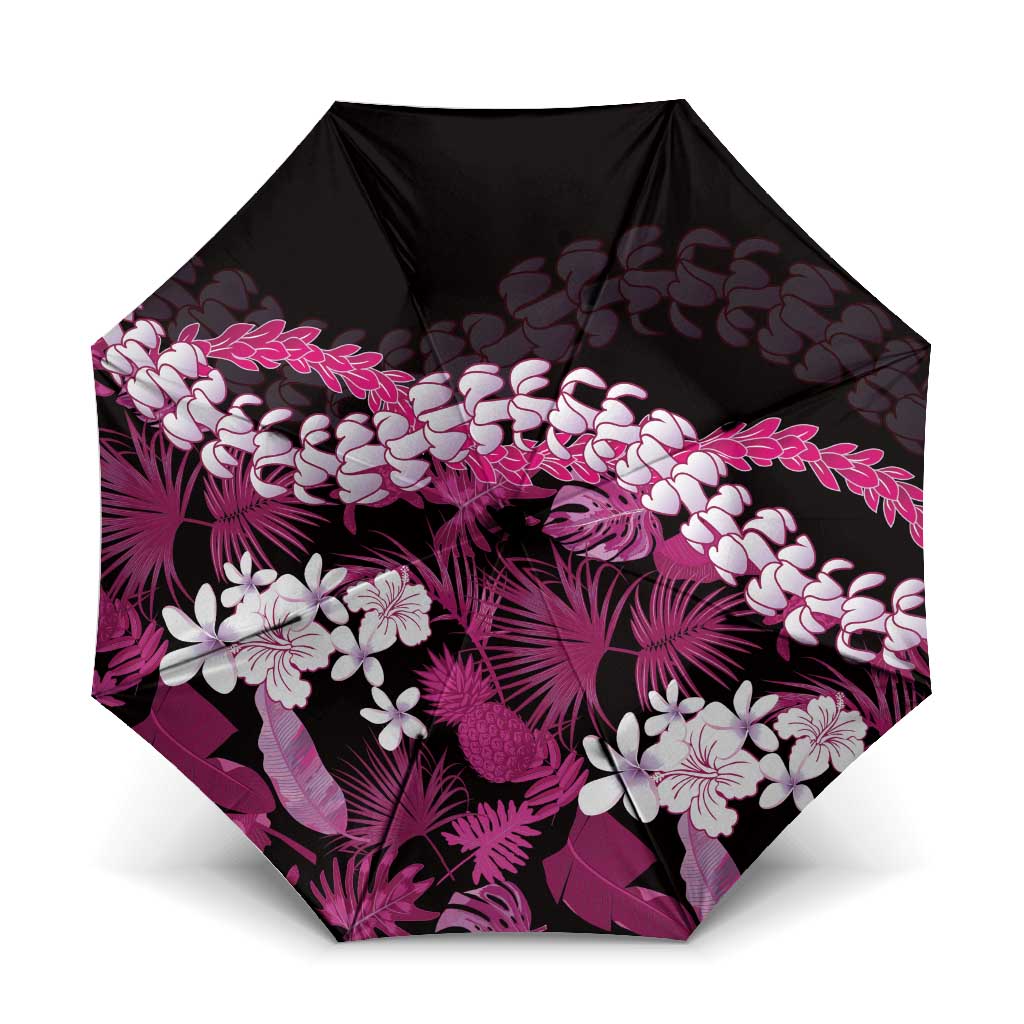 Akala Aloha Hawaii Lei Umbrella Tropical Flowers Elegant Vibe - Polynesian Pride