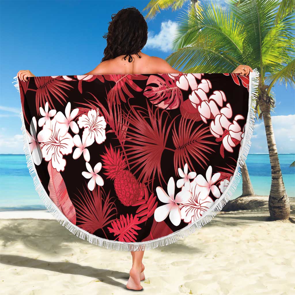 Ulaula Aloha Hawaii Lei Beach Blanket Tropical Flowers Elegant Vibe LT14 - Polynesian Pride
