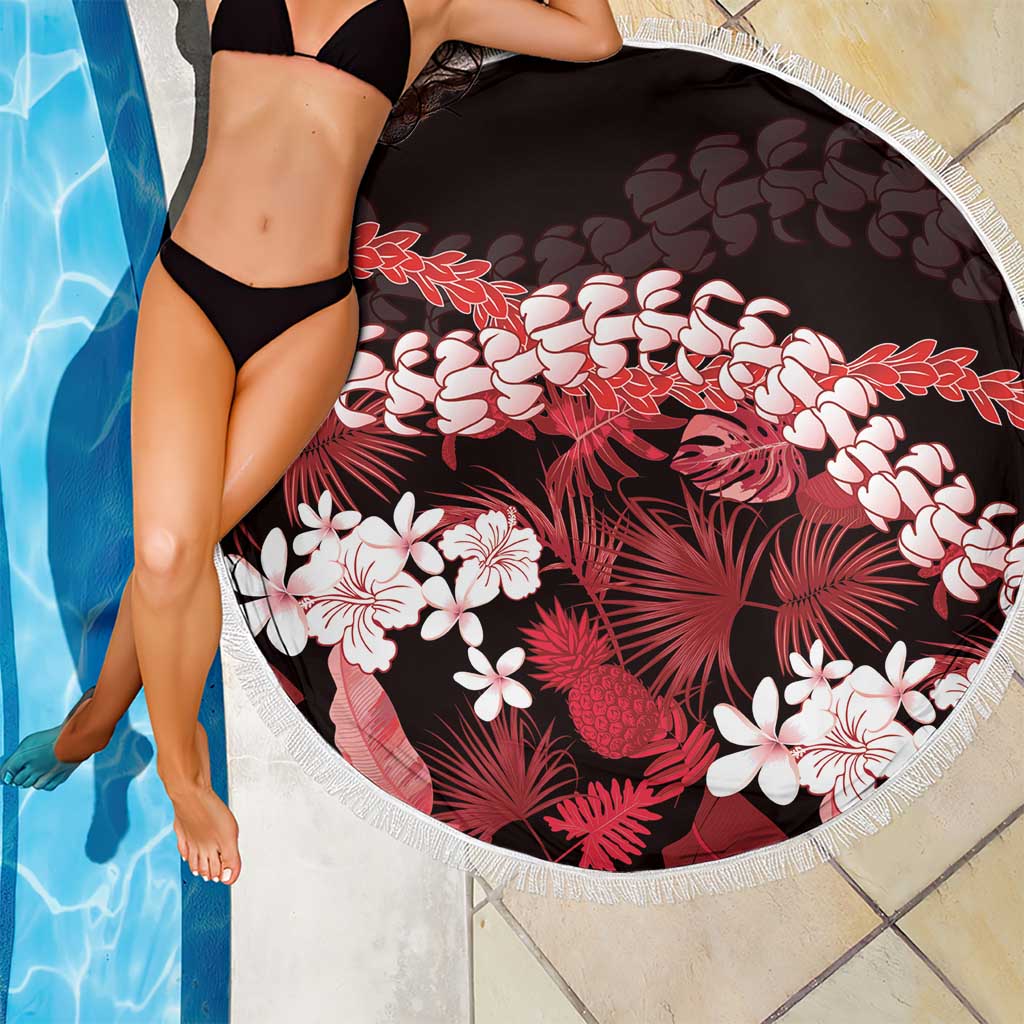 Ulaula Aloha Hawaii Lei Beach Blanket Tropical Flowers Elegant Vibe LT14 - Polynesian Pride