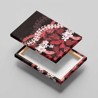 Ulaula Aloha Hawaii Lei Canvas Wall Art Tropical Flowers Elegant Vibe LT14 - Polynesian Pride