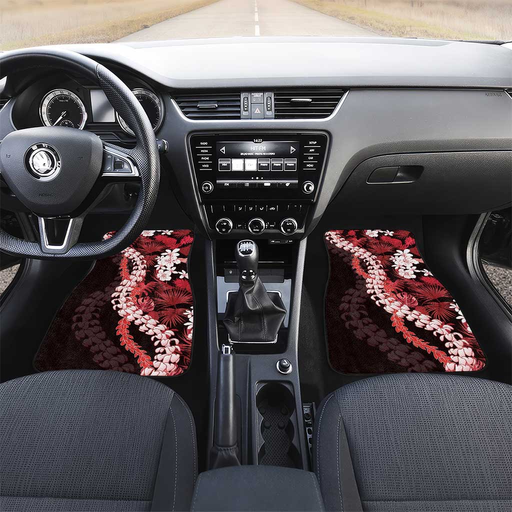 Ulaula Aloha Hawaii Lei Car Mats Tropical Flowers Elegant Vibe - Polynesian Pride