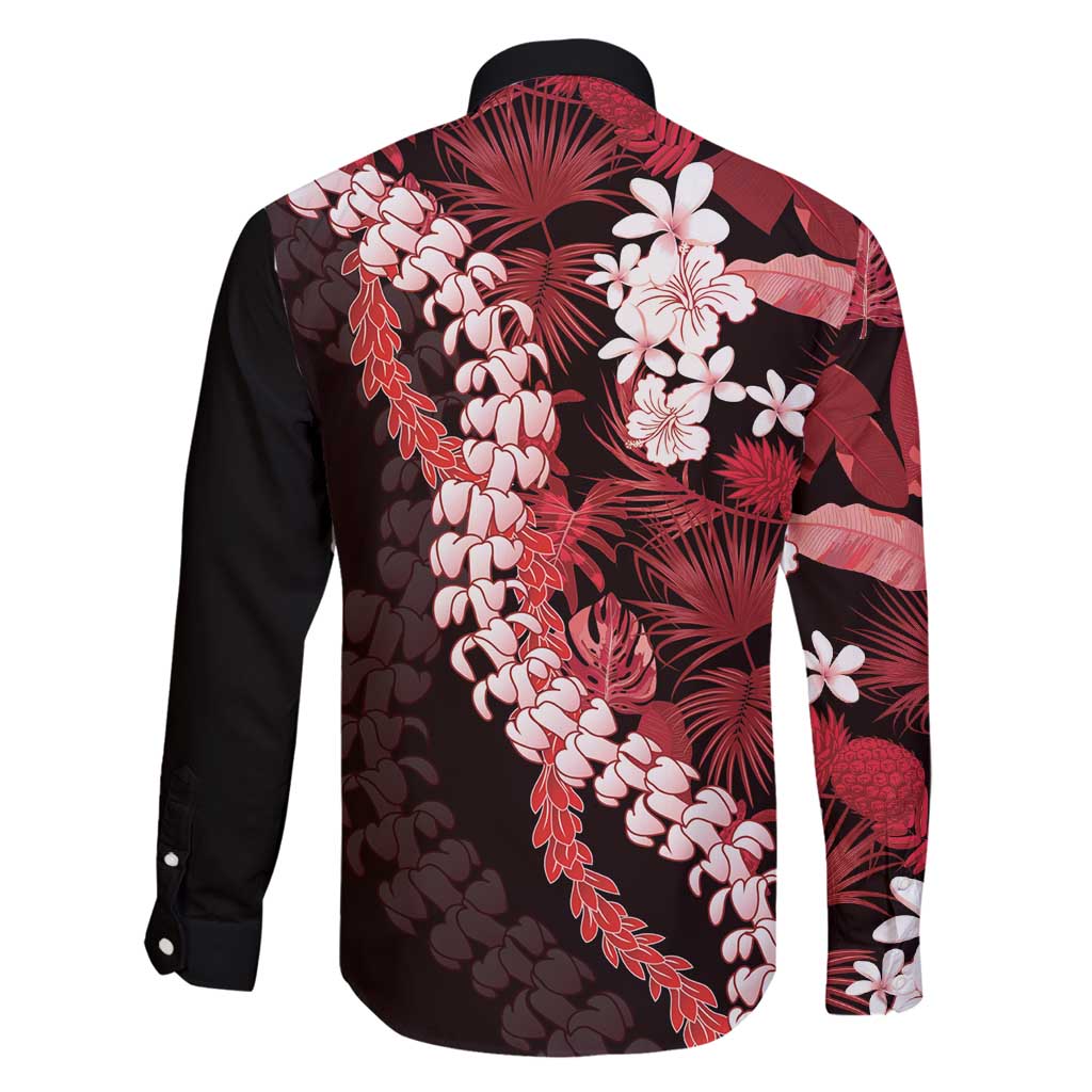 Ulaula Aloha Hawaii Lei Family Matching Summer Maxi Dress and Hawaiian Shirt Tropical Flowers Elegant Vibe - Polynesian Pride