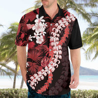 Ulaula Aloha Hawaii Lei Hawaiian Shirt Tropical Flowers Elegant Vibe LT14 - Polynesian Pride