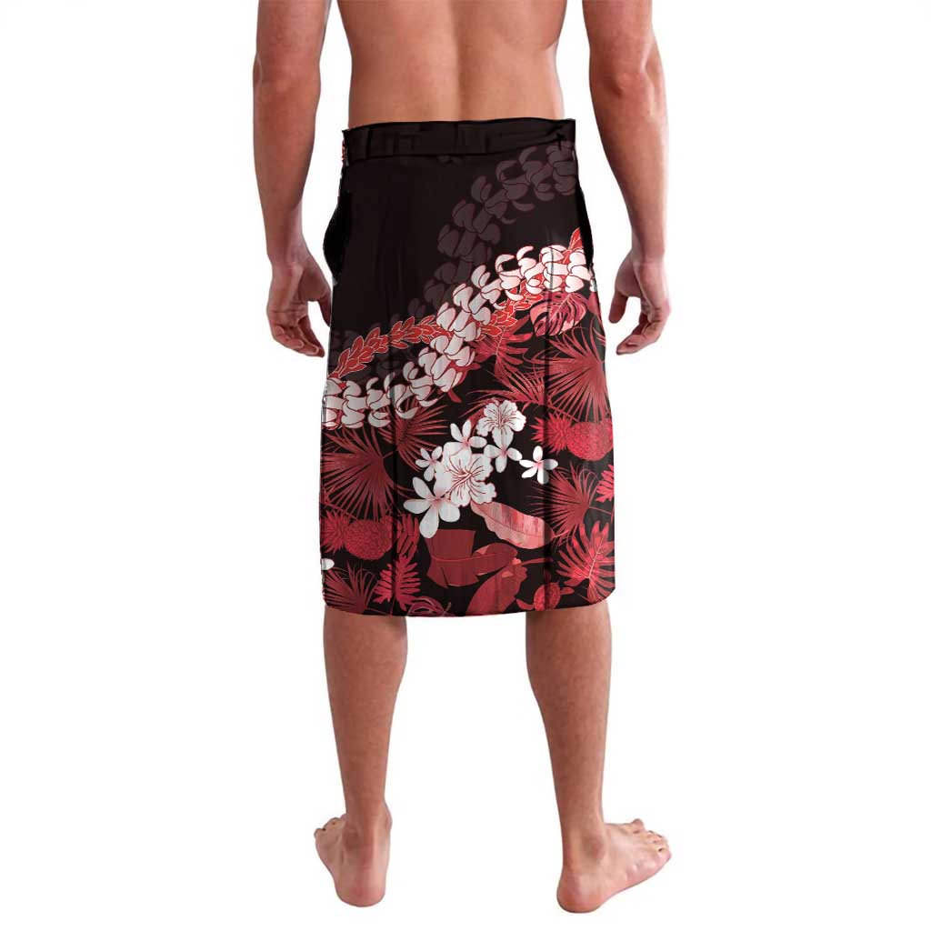 Ulaula Aloha Hawaii Lei Lavalava Tropical Flowers Elegant Vibe - Polynesian Pride