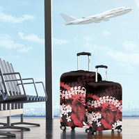 Ulaula Aloha Hawaii Lei Luggage Cover Tropical Flowers Elegant Vibe - Polynesian Pride