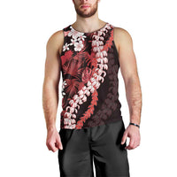 Ulaula Aloha Hawaii Lei Men Tank Top Tropical Flowers Elegant Vibe LT14 - Polynesian Pride