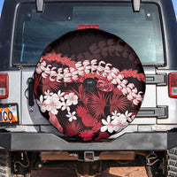 Ulaula Aloha Hawaii Lei Spare Tire Cover Tropical Flowers Elegant Vibe - Polynesian Pride