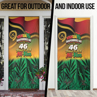 Vanuatu Independence Day Door Cover Chibi Boar Proud To Be A Ni-Van