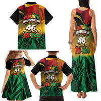 Vanuatu Independence Day Family Matching Tank Maxi Dress and Hawaiian Shirt Chibi Boar Proud To Be A Ni-Van
