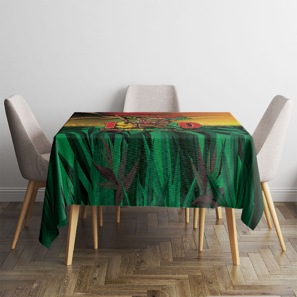 Vanuatu Independence Day Tablecloth Chibi Boar Proud To Be A Ni-Van