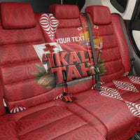 Tonga Rugby Custom Back Car Seat Cover 2026 Go Ikale Tahi Ngatu Pattern