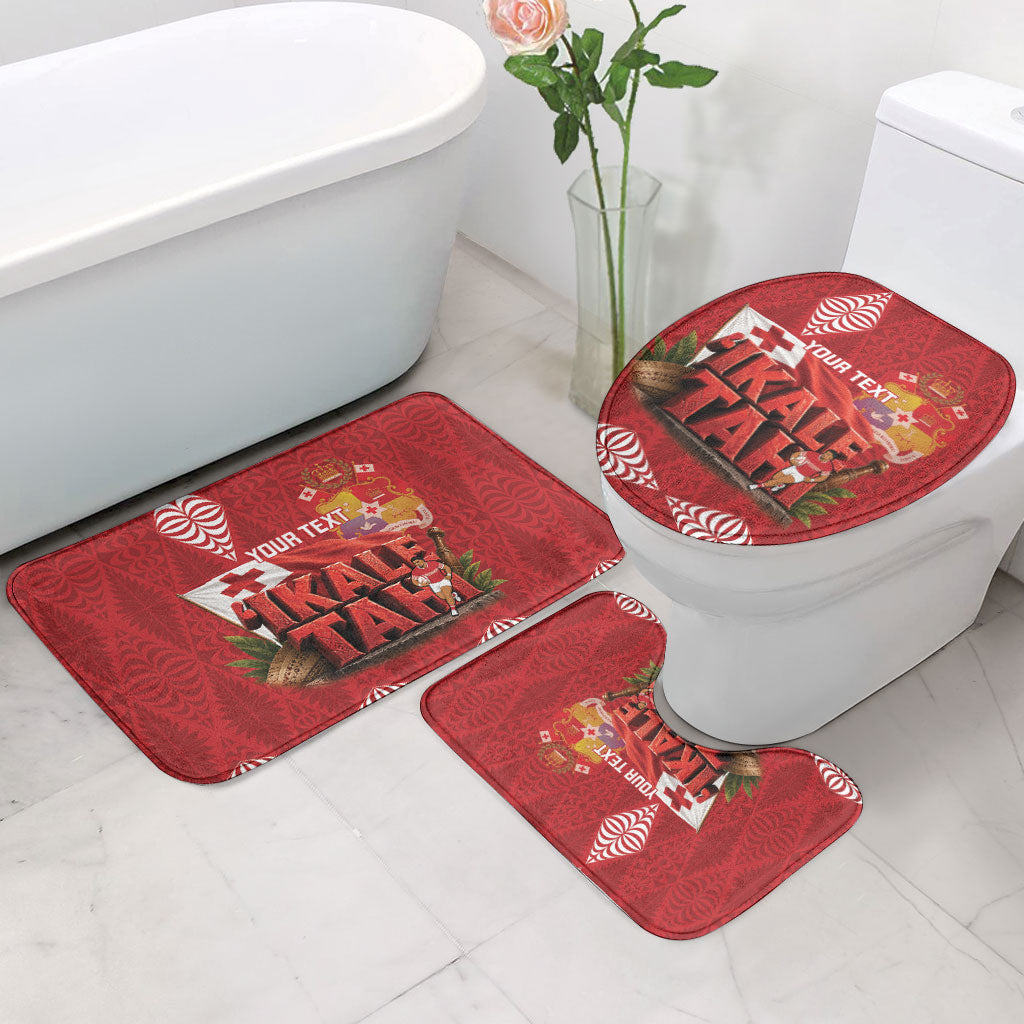 Tonga Rugby Custom Bathroom Set 2026 Go Ikale Tahi Ngatu Pattern
