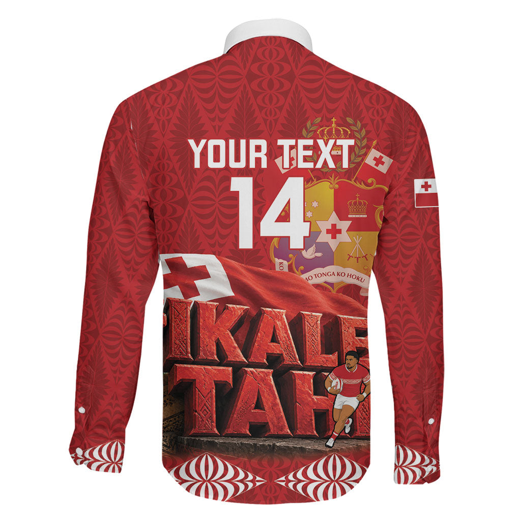 Tonga Rugby Custom Family Matching Summer Maxi Dress and Hawaiian Shirt 2026 Go Ikale Tahi Ngatu Pattern