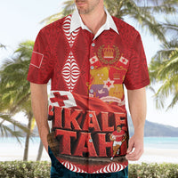 Tonga Rugby Custom Hawaiian Shirt 2026 Go Ikale Tahi Ngatu Pattern