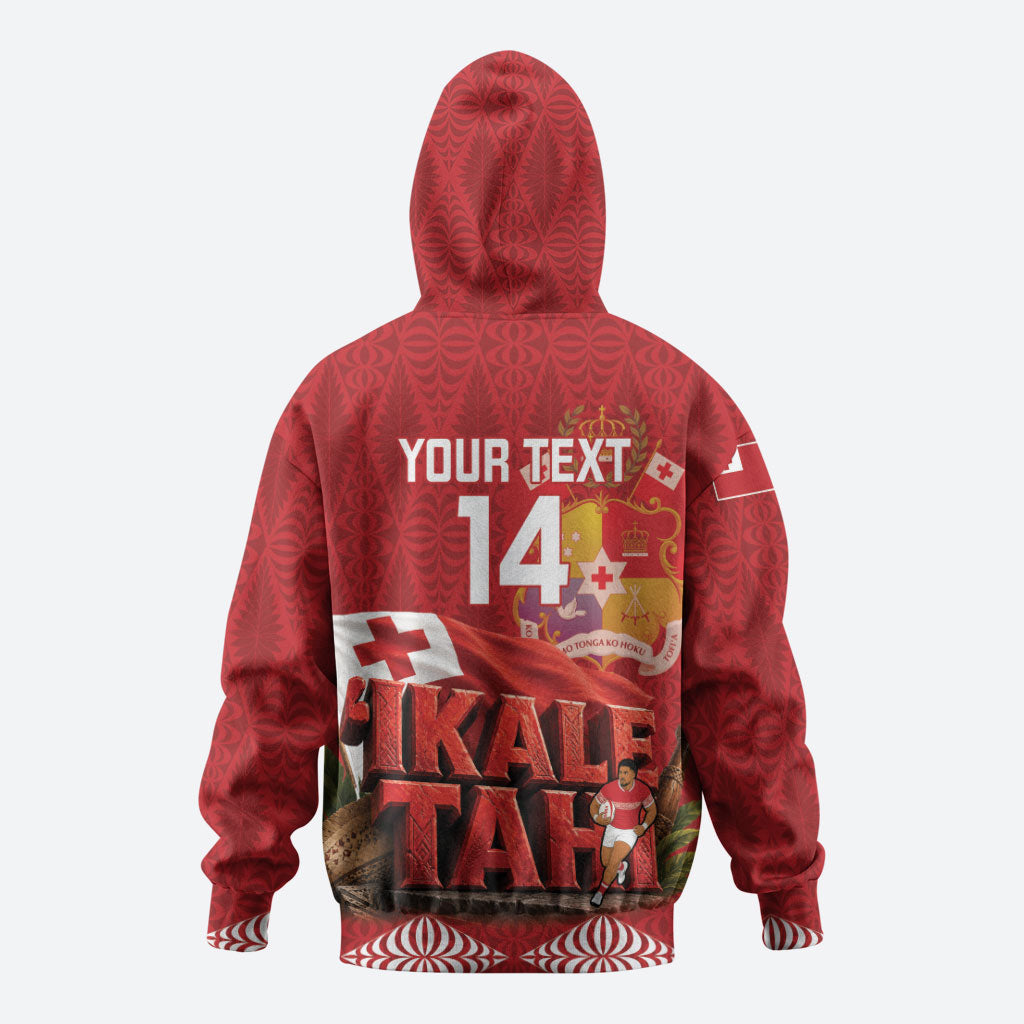 Tonga Rugby Custom Hoodie 2026 Go Ikale Tahi Ngatu Pattern