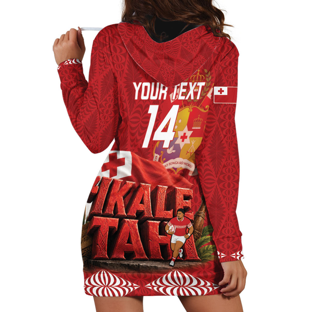 Tonga Rugby Custom Hoodie Dress 2026 Go Ikale Tahi Ngatu Pattern