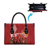 Tonga Rugby Custom Leather Bag 2026 Go Ikale Tahi Ngatu Pattern