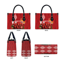 Tonga Rugby Custom Leather Bag 2026 Go Ikale Tahi Ngatu Pattern