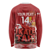 Tonga Rugby Custom Long Sleeve Shirt 2026 Go Ikale Tahi Ngatu Pattern