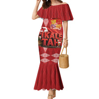 Tonga Rugby Custom Mermaid Dress 2026 Go Ikale Tahi Ngatu Pattern