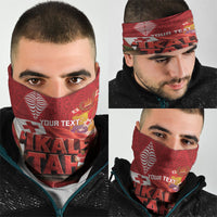 Tonga Rugby Custom Neck Gaiter 2026 Go Ikale Tahi Ngatu Pattern