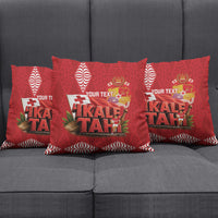 Tonga Rugby Custom Pillow Cover 2026 Go Ikale Tahi Ngatu Pattern