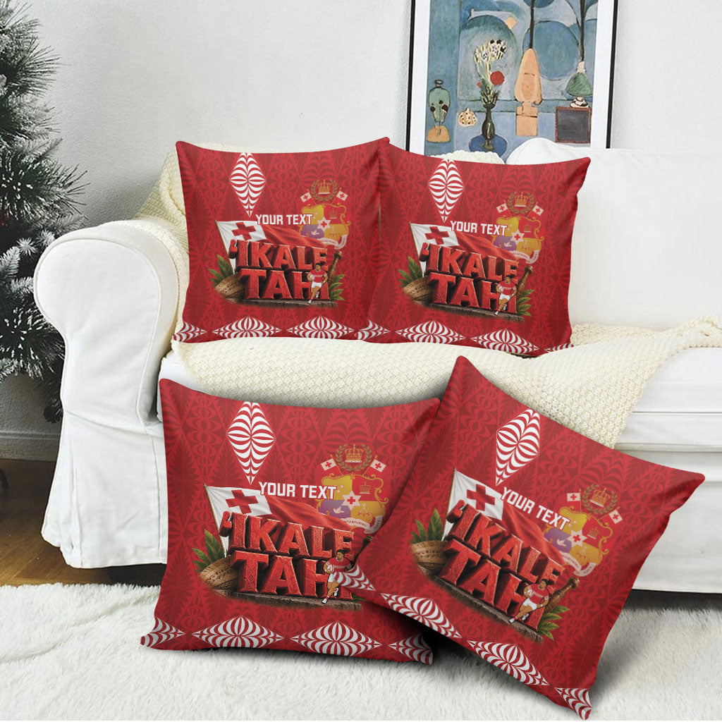 Tonga Rugby Custom Pillow Cover 2026 Go Ikale Tahi Ngatu Pattern