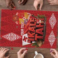 Tonga Rugby Custom Puzzle 2026 Go Ikale Tahi Ngatu Pattern