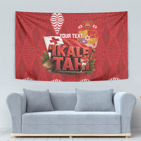 Tonga Rugby Custom Tapestry 2026 Go Ikale Tahi Ngatu Pattern