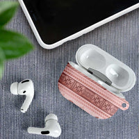 Pastel Pink Samoa Siapo Teuila Flowers AirPods Case LT14 - Polynesian Pride