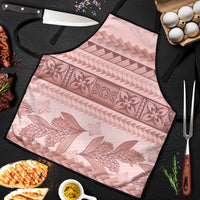 Pastel Pink Samoa Siapo Teuila Flowers Apron LT14 Pastel Pink - Polynesian Pride
