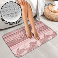 Pastel Pink Samoa Siapo Teuila Flowers Bathroom Set LT14 - Polynesian Pride