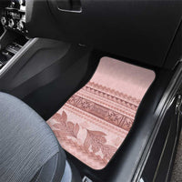 Pastel Pink Samoa Siapo Teuila Flowers Car Mats LT14 - Polynesian Pride