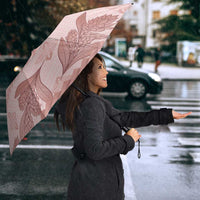 Pastel Pink Samoa Siapo Teuila Flowers Umbrella LT14 - Polynesian Pride