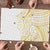 Polynesia White Sunday Puzzle Plumeria Polynesian Tribal Gold Color - Polynesian Pride