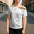 Polynesia White Sunday Cross Shoulder Shirt Plumeria Polynesian Tribal Grey Color - Polynesian Pride