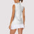 Polynesia White Sunday Women Sleeveless Polo Shirt Plumeria Polynesian Tribal Grey Color - Polynesian Pride
