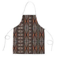 Malo e lelei Tonga Apron Tongan Ngatu Vintage Brown LT14 Brown - Polynesian Pride