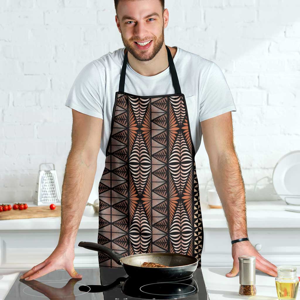 Malo e lelei Tonga Apron Tongan Ngatu Vintage Brown LT14 - Polynesian Pride