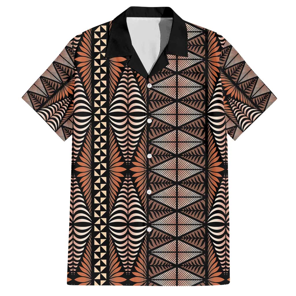 Malo e lelei Tonga Hawaiian Shirt Tongan Ngatu Vintage Brown LT14 Brown - Polynesian Pride