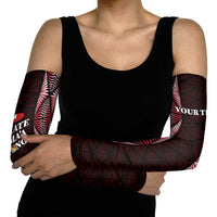 Tonga Rugby Arm Sleeves 2025 Mate Maa Tonga Ngatu Motif LT14 - Polynesian Pride
