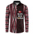 Tonga Rugby Personalised Button Sweatshirt 2025 Mate Maa Tonga Ngatu Motif - Polynesian Pride