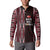 Tonga Rugby Personalised Button Sweatshirt 2025 Mate Maa Tonga Ngatu Motif - Polynesian Pride