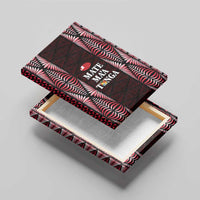 Tonga Rugby Canvas Wall Art 2025 Mate Maa Tonga Ngatu Motif LT14 - Polynesian Pride