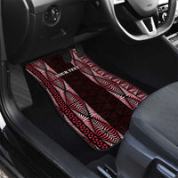 Tonga Rugby Car Mats 2025 Mate Maa Tonga Ngatu Motif LT14 - Polynesian Pride