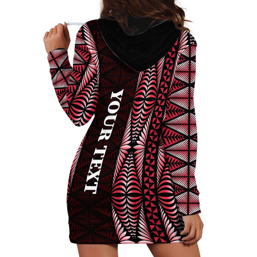 Tonga Rugby Personalised Hoodie Dress 2025 Mate Maa Tonga Ngatu Motif - Polynesian Pride