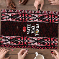 Tonga Rugby Puzzle 2025 Mate Maa Tonga Ngatu Motif LT14 - Polynesian Pride